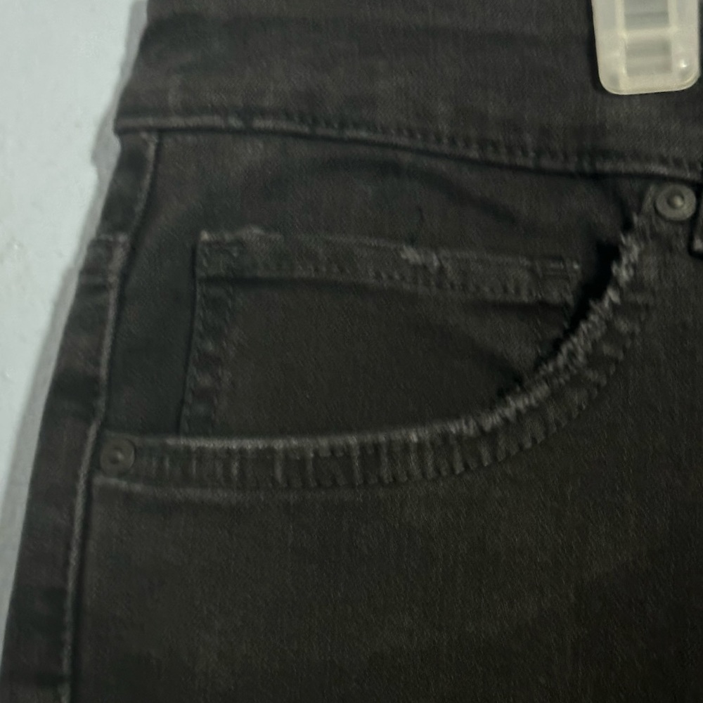 Style & Co Plus Straight Crop Black Denim - Picture 8 of 8